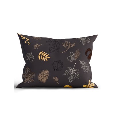 Bavlnená obliečka na vankúš Renforcé 40 × 60 cm - Jesenná elegancia-  -