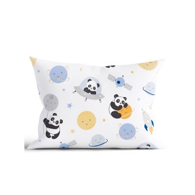 Bavlnená obliečka na vankúš Renforcé 50 × 70 cm – Vesmírna panda-  -