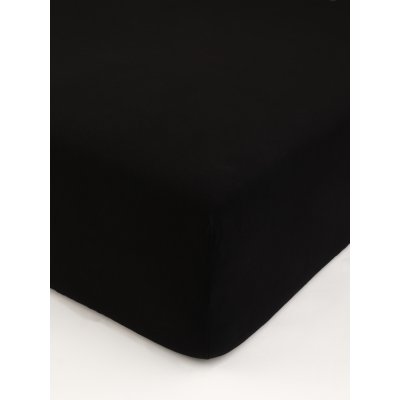 Jersey plachta s elastanom Deluxe 200 × 200 cm – čierna