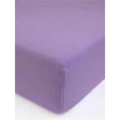 Jersey plachta s elastanom Deluxe 120 × 200 cm – levanduľová