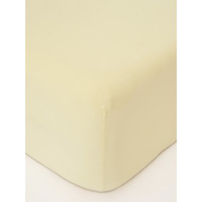 Jersey plachta s elastanom Deluxe 200 × 200 cm – pastelovožltá