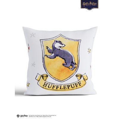 Obliečka na vankúš mikroplyš Harry Potter 40 × 40 cm - Bifľomor biele-  -