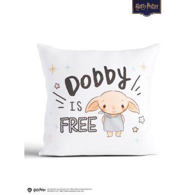 Obliečka na vankúš mikroplyš Harry Potter 40 × 40 cm - Tiny Dobby-  -