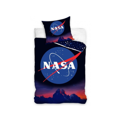 Carbotex Detské bavlnené obliečky – NASA Polární záře 140x200/70x90 cm