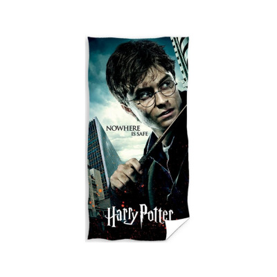 Carbotex Dětská osuška 70 × 140 cm ‒ Harry Potter Nebezpečí číhá všude