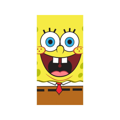 Carbotex Froté osuška 70 × 140 cm ‒ Sponge Bob Face