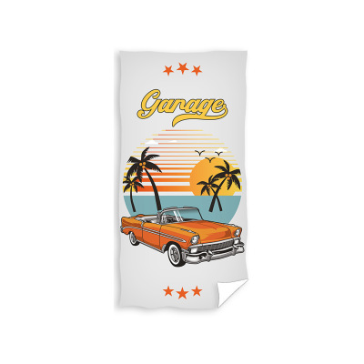 Carbotex Froté osuška 70 × 140 cm ‒ Auto na Miami Beach