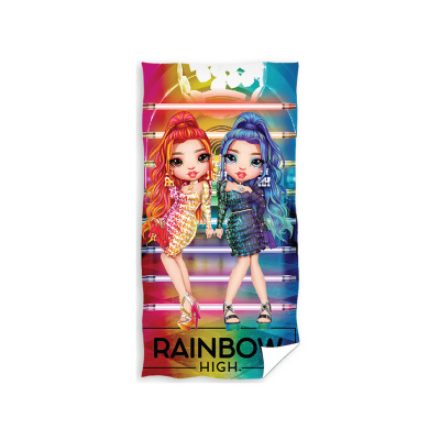 Carbotex Detská osuška 70 × 140 cm ‒ Bábiky Rainbow High Fashion Party