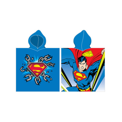 Carbotex Detské pončo 50 × 115 cm ‒ Superman Muž z Ocele