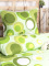 Bavlněné povlečení na 2 postele - NOEMI zelená