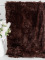 Chlpatá deka 200 × 220 cm – Agnello tmavohnedá