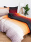 Bavlnené obliečky na 2 postele – Erika oranžová