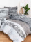 Bavlnené obliečky na 2 postele – Ornela 2 sivá