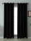 Blackout závesy Oliver čierna – 140 × 280 cm (2 ks)