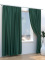 Zatemňovací závěsy Velvet smaragdová – 140 × 180 cm (2 ks)