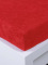 Froté plachta 180 × 200 cm Exclusive – tmavočervená