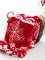 Deka mikroplyš 150 × 200 cm – Vianoce červené