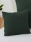 Mušelínová obliečka na vankúšik 40 × 40 cm – Alexia tmavo zelené