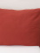 Mušelínová obliečka na vankúš 70 × 90 cm – Alexia tmavá terakota