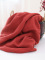 Mušelínová deka 150 × 200 cm – Alexia tmavá terakota