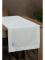 Luxusný behúň na stôl Jowita lurex 40 × 140 cm – biela/strieborná