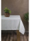 Luxusný obrus Jowita lurex 140 × 180 cm – biela/strieborná