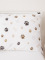 Bavlnená obliečka na vankúš Renforcé 70 × 90 cm – Labky biele