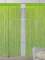 Provázkové záclony limetkové – 150 × 180 cm (2 ks)