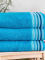 Froté ručník 50 × 100 cm ‒ Dario tyrkysový