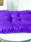 PROŠÍVANÝ SEDÁK - tmavě fialový 40x40cm
