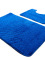 Kúpeľňová predložka dvojdielna protišmyková s výrezom ‒ Valeria modrá