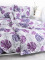 8-dielna súprava obliečok na 2 postele Iryna fialové – s plachtou 220 × 230 cm