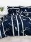 7-dielna súprava francúzskych obliečok Vtáčiky modré – s plachtou 220 × 230 cm