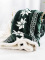 Baránková deka 150 × 200 cm – Winter zelený