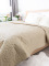 Luxusní přehoz na postel – Amadeo béžový 220 × 240 cm