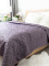 Luxusný prehoz na posteľ – Amadeo tmavofialový 220 x 240 cm