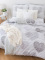 Bavlnené obliečky na 2 postele – Selina sivohnedé