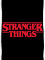 Dětská osuška 70 × 140 cm ‒ Stranger Things Black