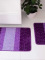 Kúpeľňová predložka dvojdielna protišmyková ‒ Bella fialová