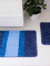 Koupelnová předložka dvoudílná protiskluzová ‒ Bella modro-fialová