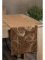 Sametový běhoun na stůl Blink16 35 × 180 cm - hnědý