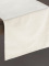 Zamatový behúň na stôl Hana 35 × 180 cm – krémový