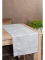 Vodoodpudivý běhoun na stůl Doris 40 × 140 cm - šedý