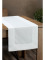 Vodoodpudivý behúň na stôl Aleksa 40 × 140 cm – biely