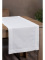 Luxusní běhoun na stůl Ellen lurex 40 × 140 cm - bílá/stříbrná