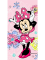 Dětská osuška 70 × 140 cm ‒ Minnie Pink bow