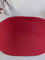 Oválne prestieranie 30 × 45 cm - Sandra červená