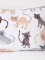 Obliečka na vankúš mikroplyš 70 × 90 cm – Mačičky