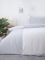 Bavlnené obliečky na 2 postele – Aria sivá