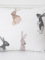 Bavlněný povlak na polštář Renforcé 70 × 90 cm – Zajíčci